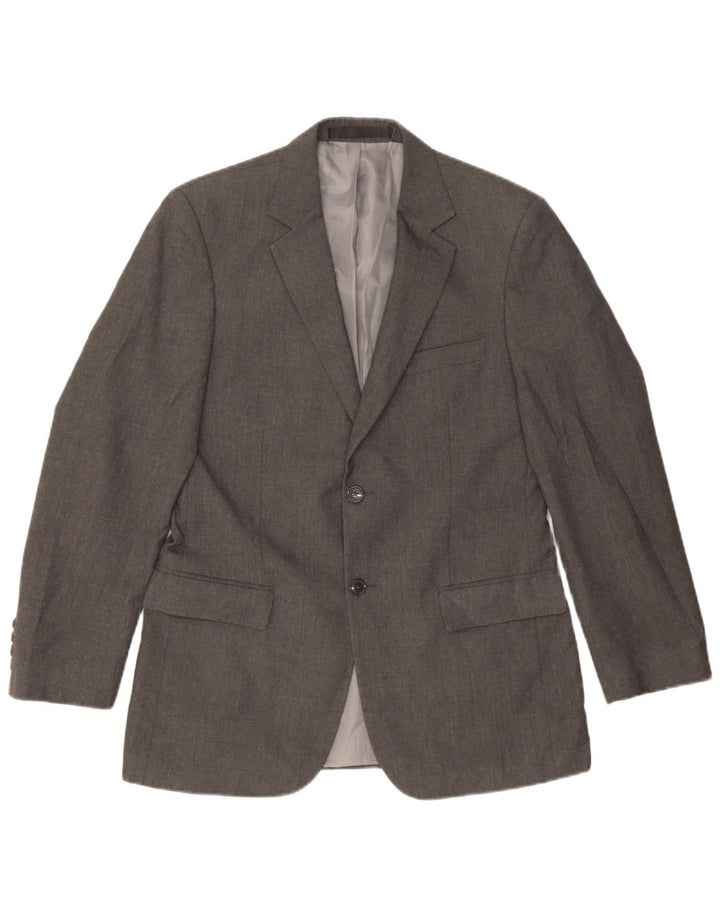 Marks & Spencer Veste blazer sur mesure à 2 boutons pour homme UK 38 Gris moyen