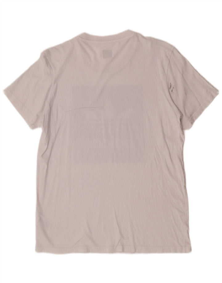 Adidas T-shirt graphique pour homme en coton blanc moyen
