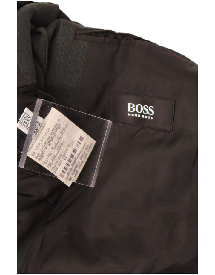 Hugo Boss Veste Blazer 3 Boutons Homme EU 50 Grande Laine Grise