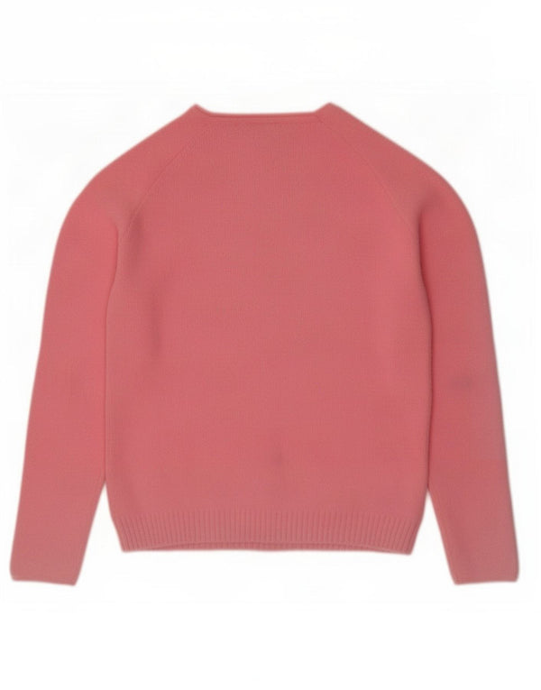 Zara Pull col bateau pour femme UK 14 Large Rose Nylon
