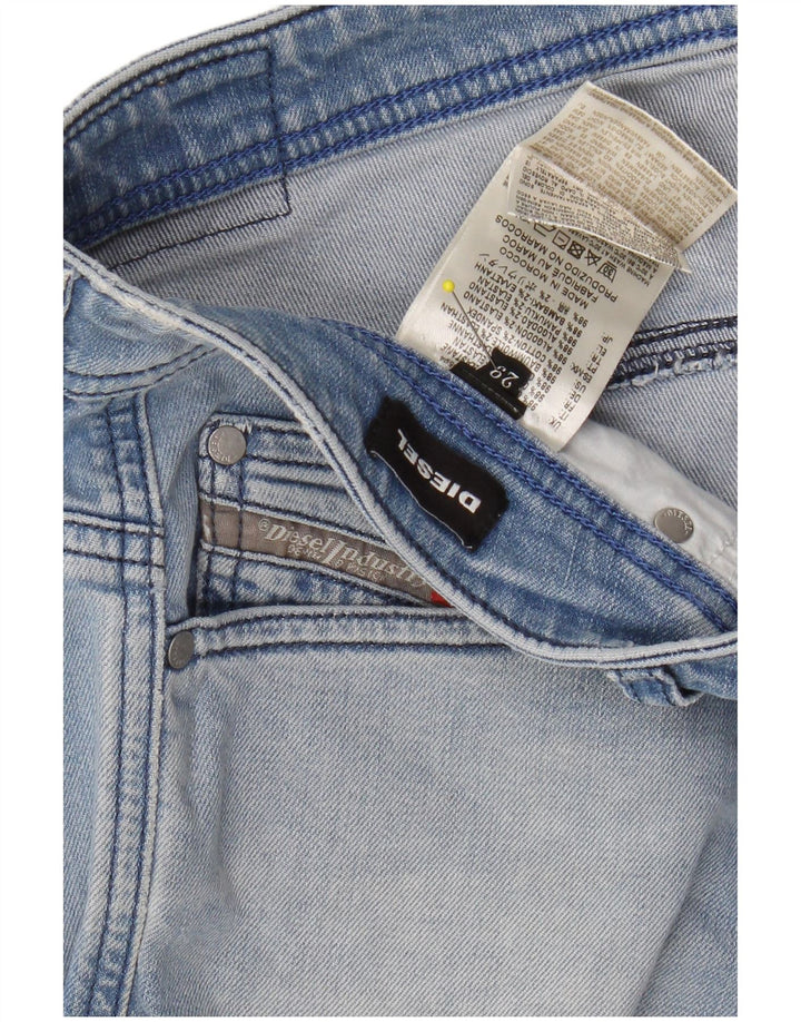 DIESEL Short en Jean Femme W29 Coton Bleu Moyen
