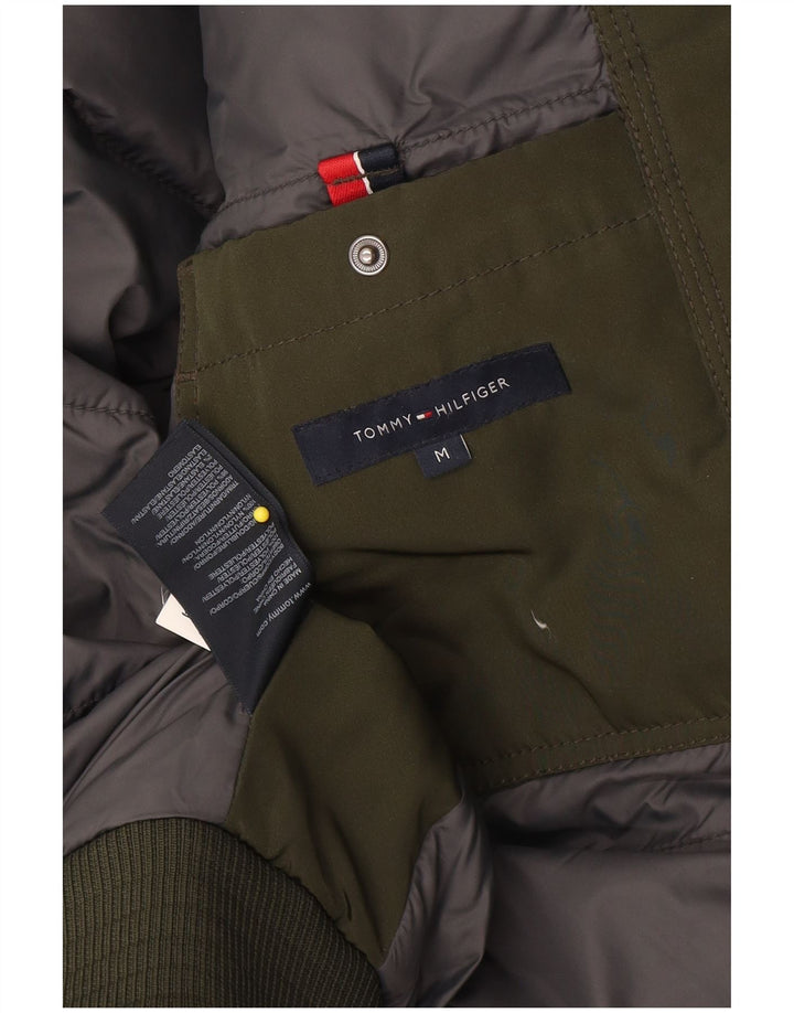 Tommy Hilfiger Veste matelassée pour homme UK 38 Vert moyen Polyester