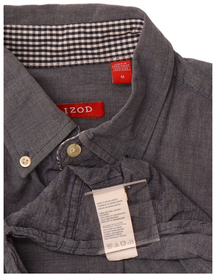 IZOD Chemise Homme Gris Moyen Coton