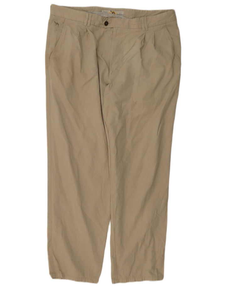 CAMEL ACTIVE Pantalon de Costume à Chevilles Homme W40 L30 Coton Beige