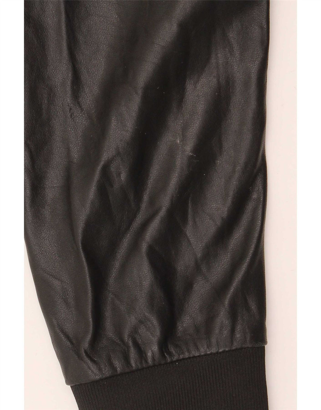 Replay Veste en cuir bomber pour homme UK 38 Cuir noir moyen