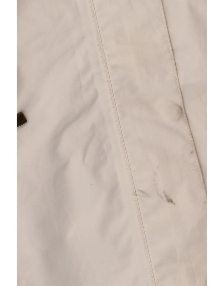 Helly Hansen Veste de pluie à capuche pour femme UK 16 Large Blanc Polyester
