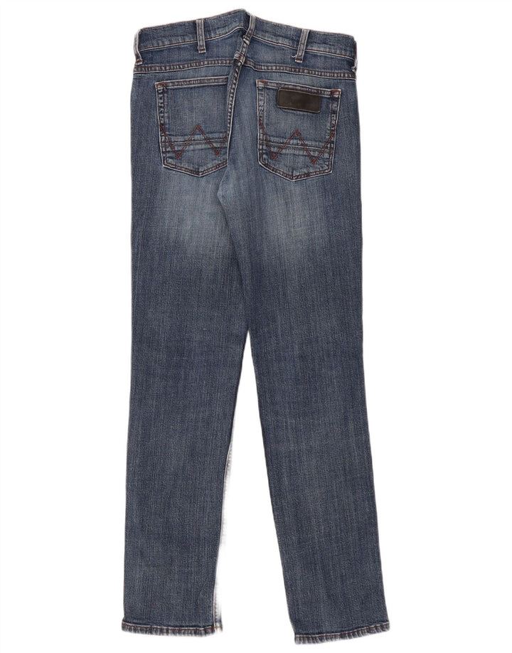 WRANGLER Jean Slim Greensboro Homme W31 L32 Bleu Coton