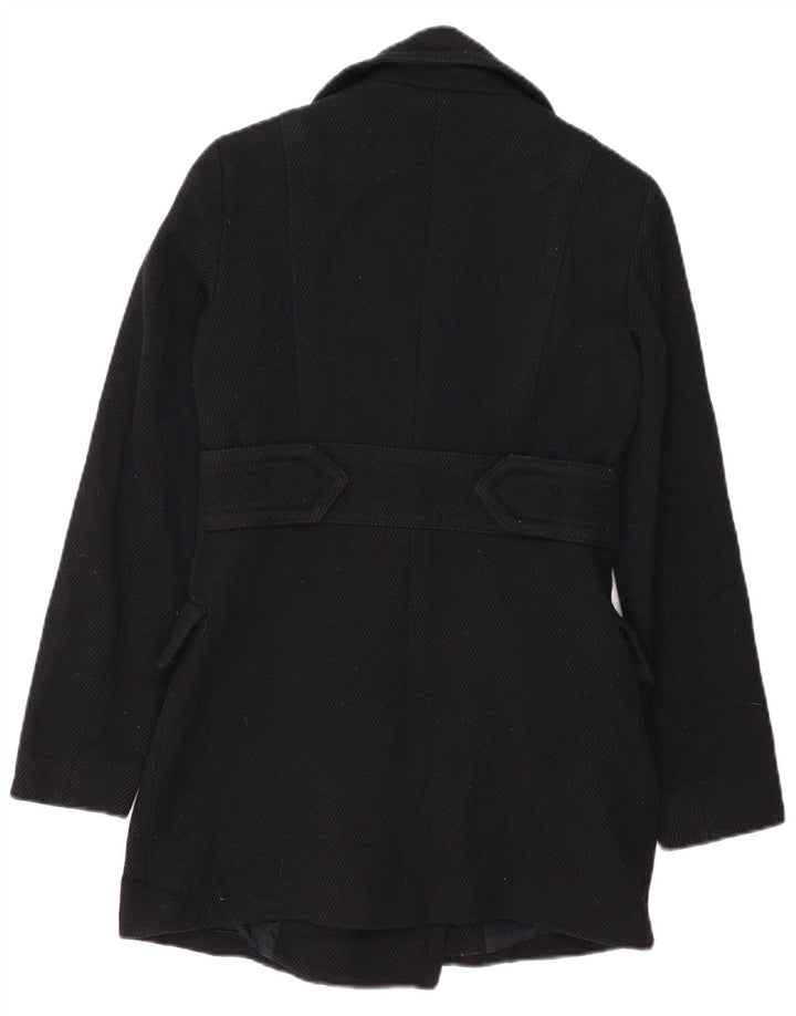 Massimo Dutti Veste blazer croisée pour femme EU 36 XS Noir Polyamide