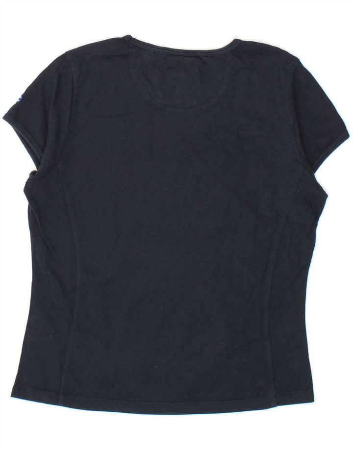 CHAMPION Womens Heritage Classics T-Shirt Top UK 12 Medium Navy Blue Vintage Champion and Second-Hand Champion from Messina Hembry 