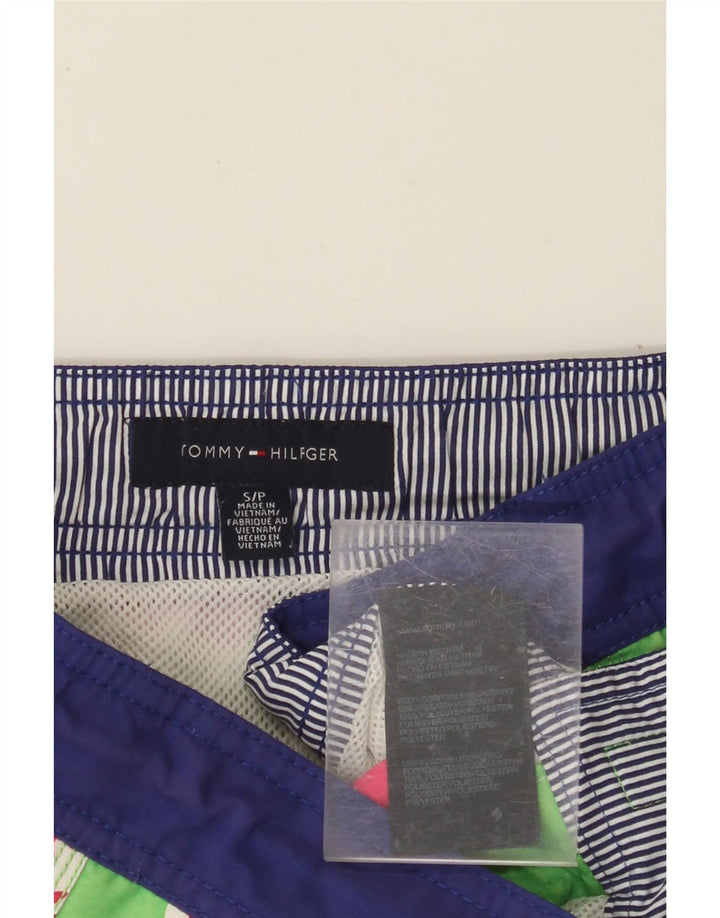 TOMMY HILFIGER Short de Bain Homme Petit Vert Floral Polyester