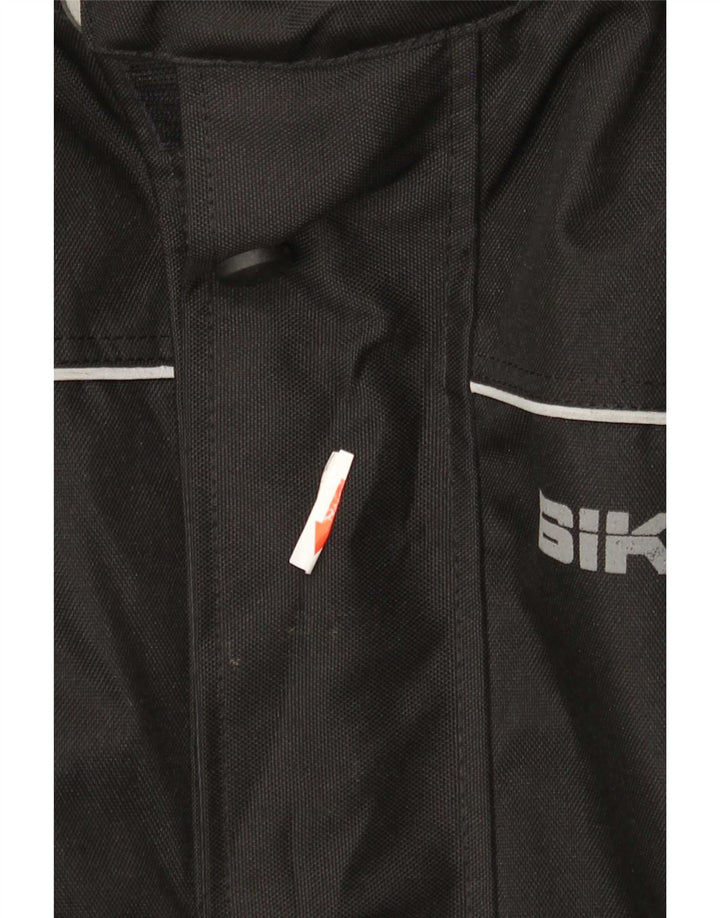 Biker Mens Biker Racer Veste Taille 50 Moyen Noir Colourblock Polyester