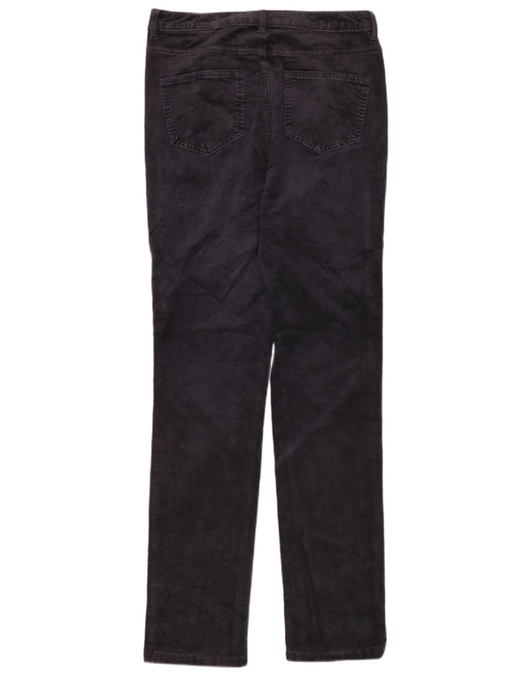Marks & Spencer Pantalon en velours côtelé pour femme UK 12 Medium W30 L33 Bleu marine