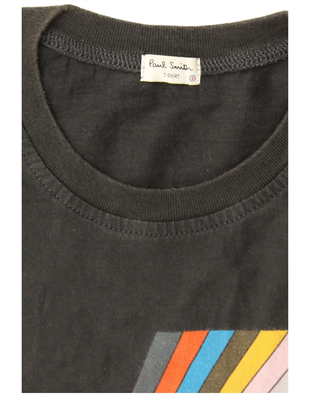 PAUL SMITH T-Shirt Graphique Homme Petit Noir Coton