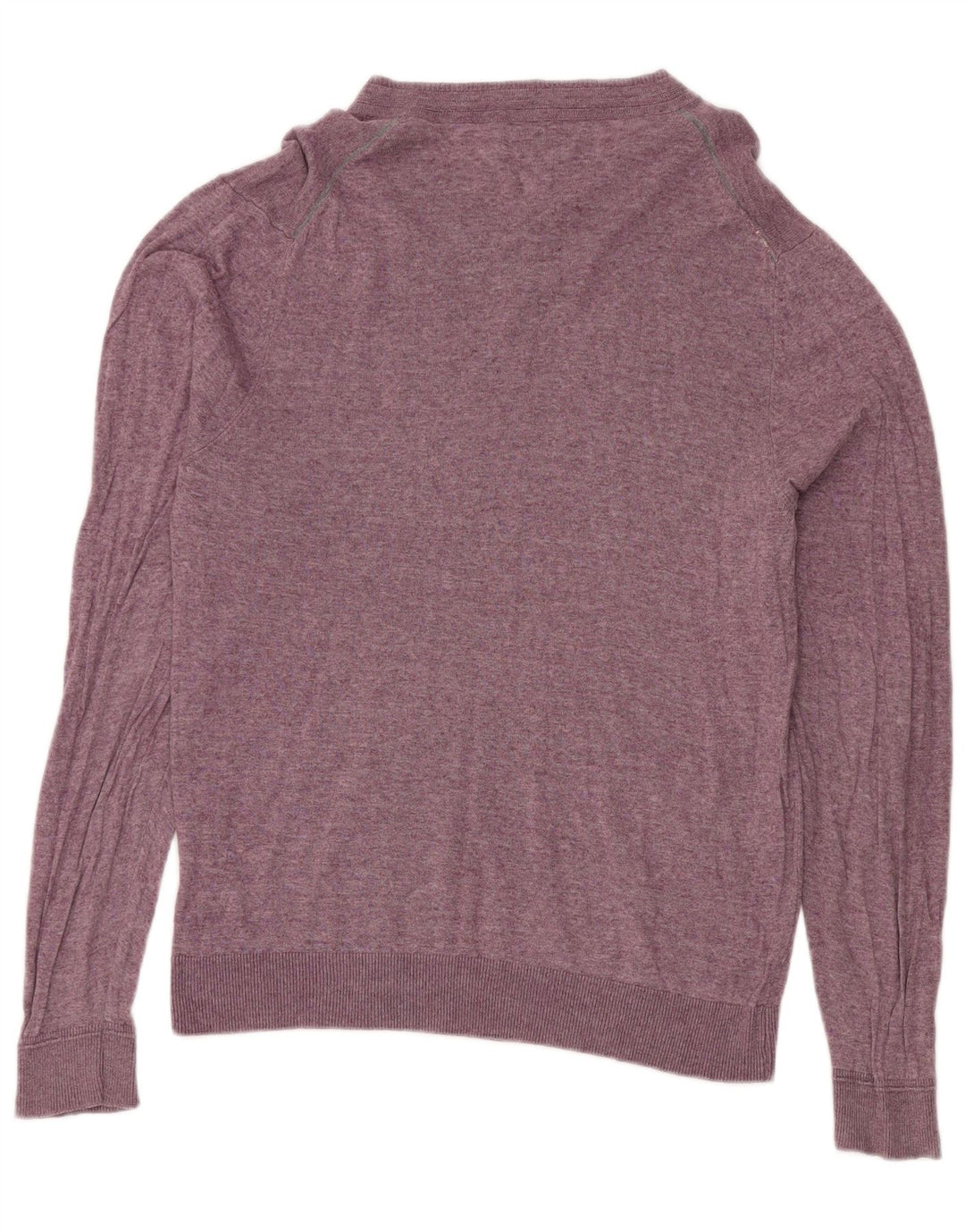 Marks & Spencer Pull Regular Fit Col V Homme Violet Moyen