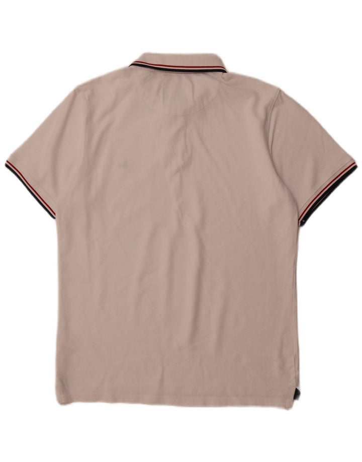JACK WILLS Polo Homme Blanc Moyen Coton