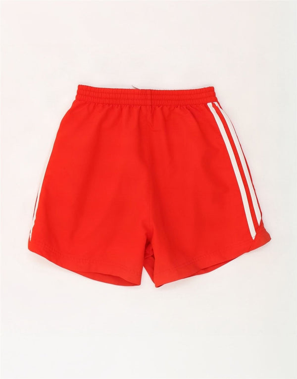 Adidas Short de sport homme rouge moyen polyester