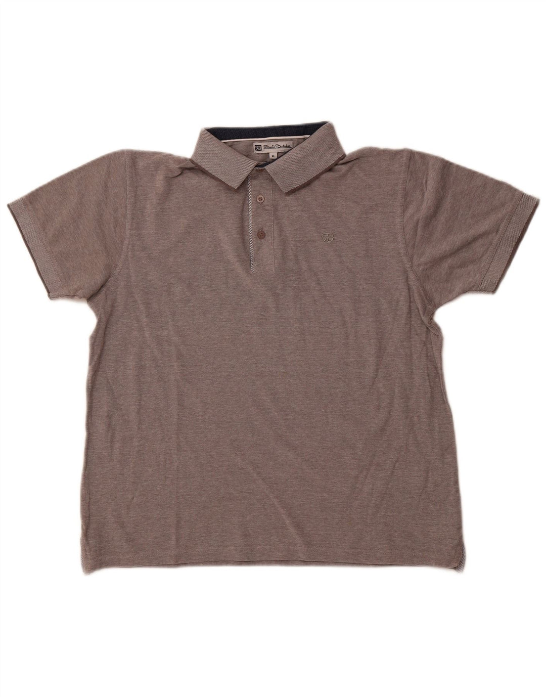 RENATO BALESTRA Polo Homme XL Gris Moucheté Coton