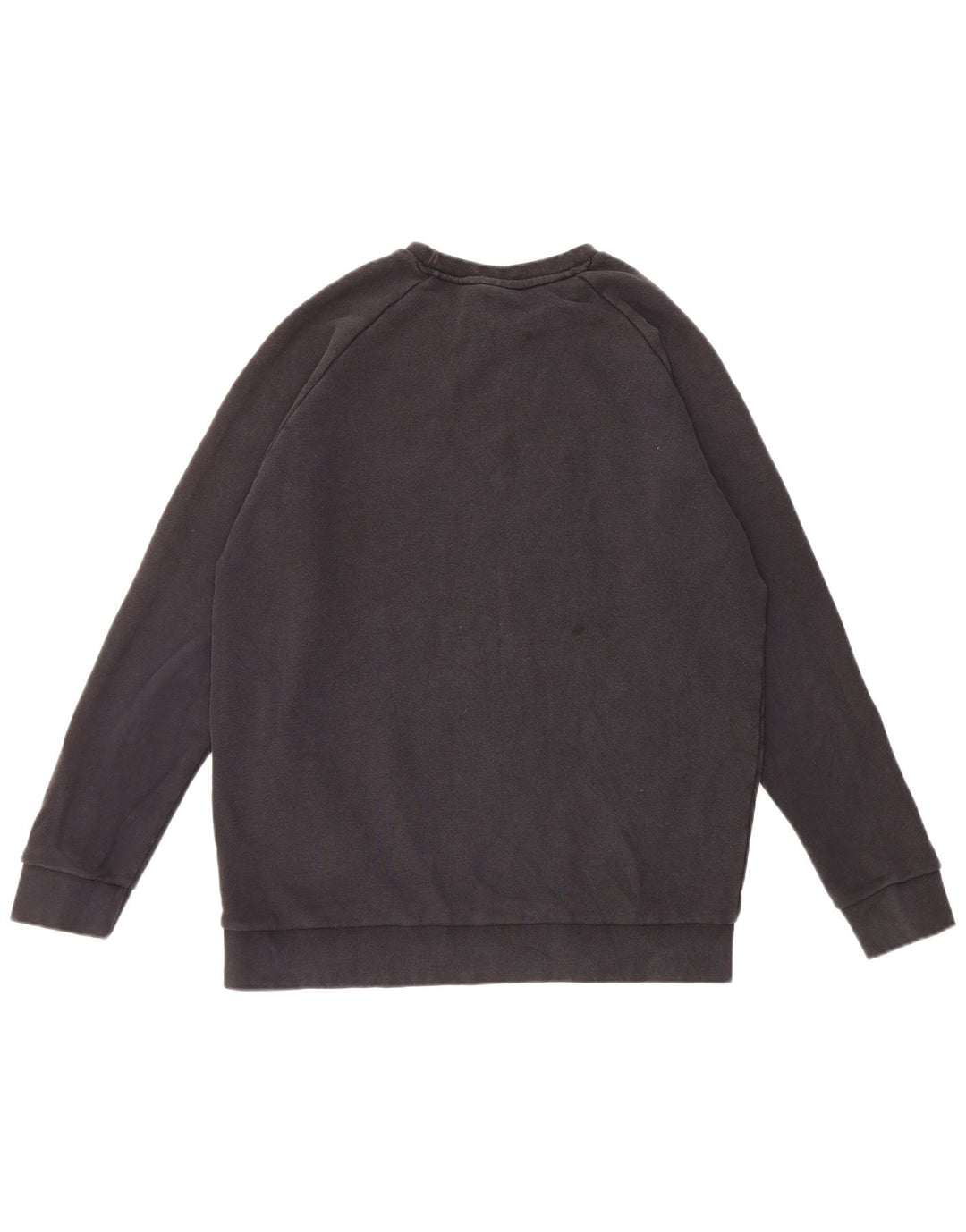 Adidas Sweat-shirt pour homme en coton noir Taille L