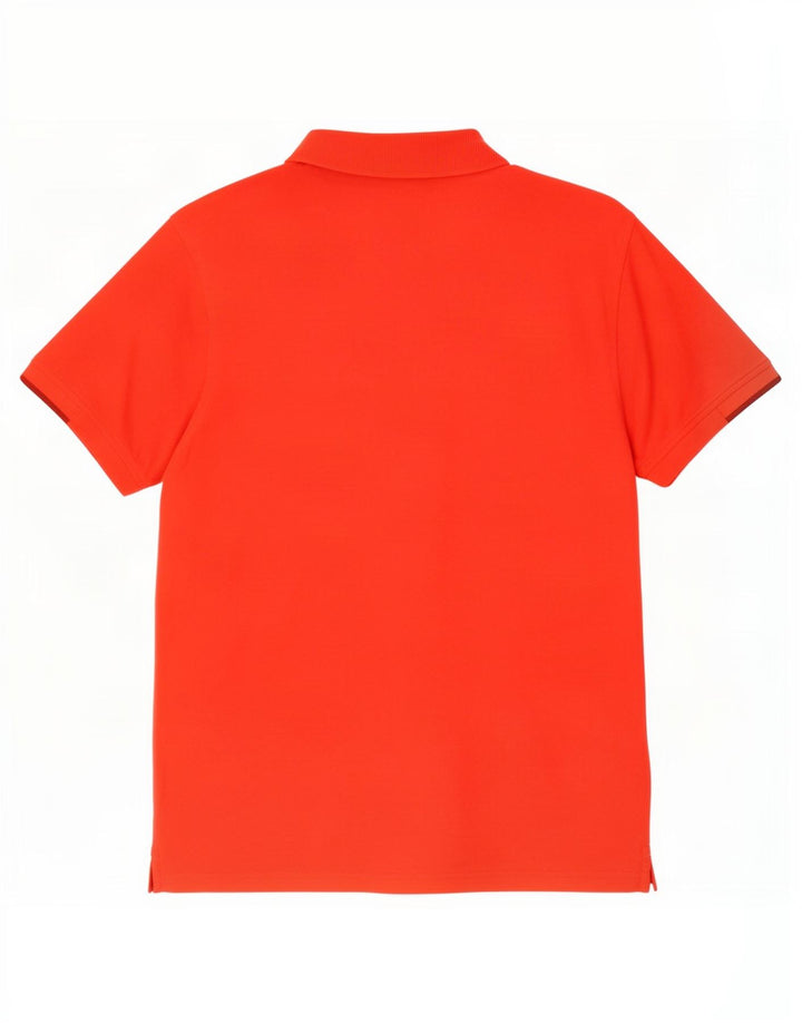 Lyle & Scott Polo Graphique Homme Rouge Moyen Polyester