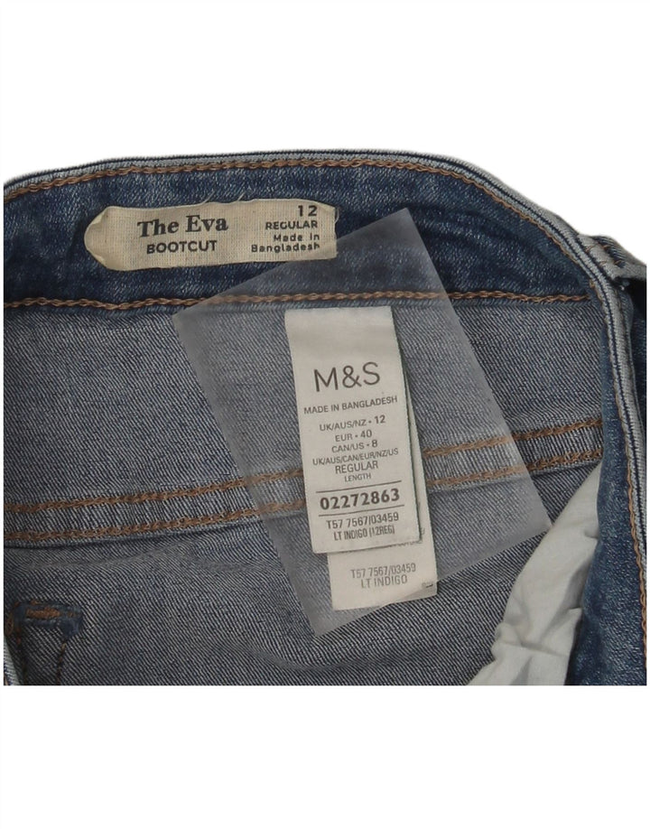 Marks & Spencer Jean bootcut The Ivy pour femme UK 12 Medium W30 L29 Bleu