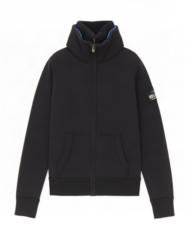 Hollister Veste Bomber Homme UK 36 Petit Bleu Marine