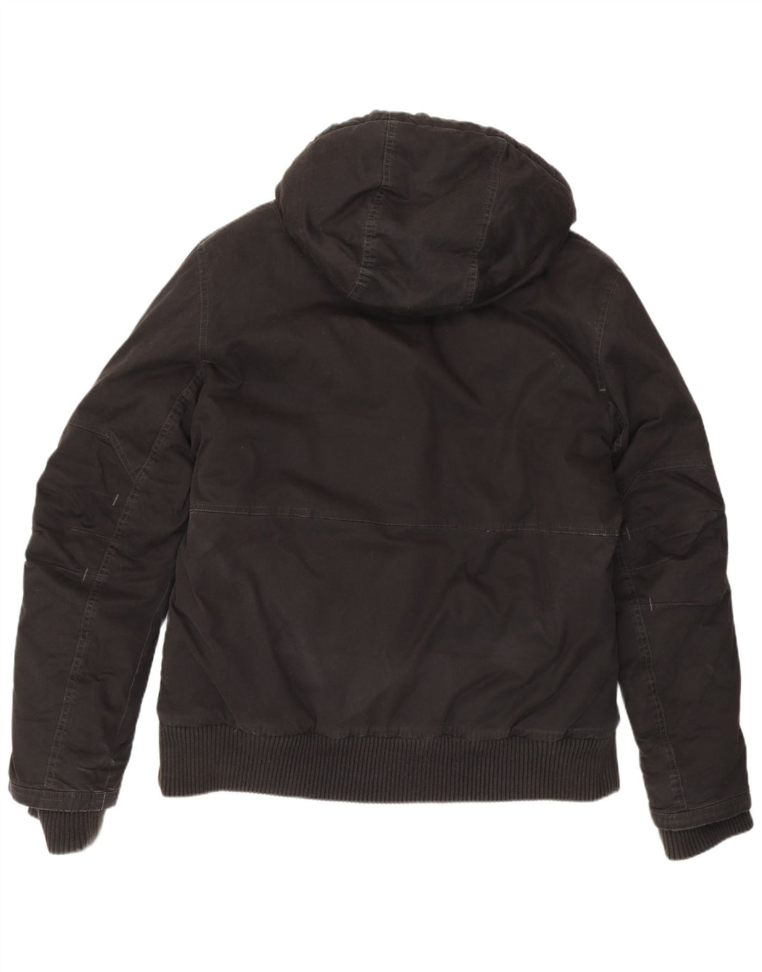 G-STAR Veste Bomber à Capuche Homme UK 44 2XL Coton Noir