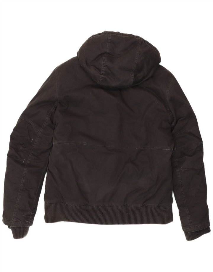 G-STAR Veste Bomber à Capuche Homme UK 44 2XL Coton Noir