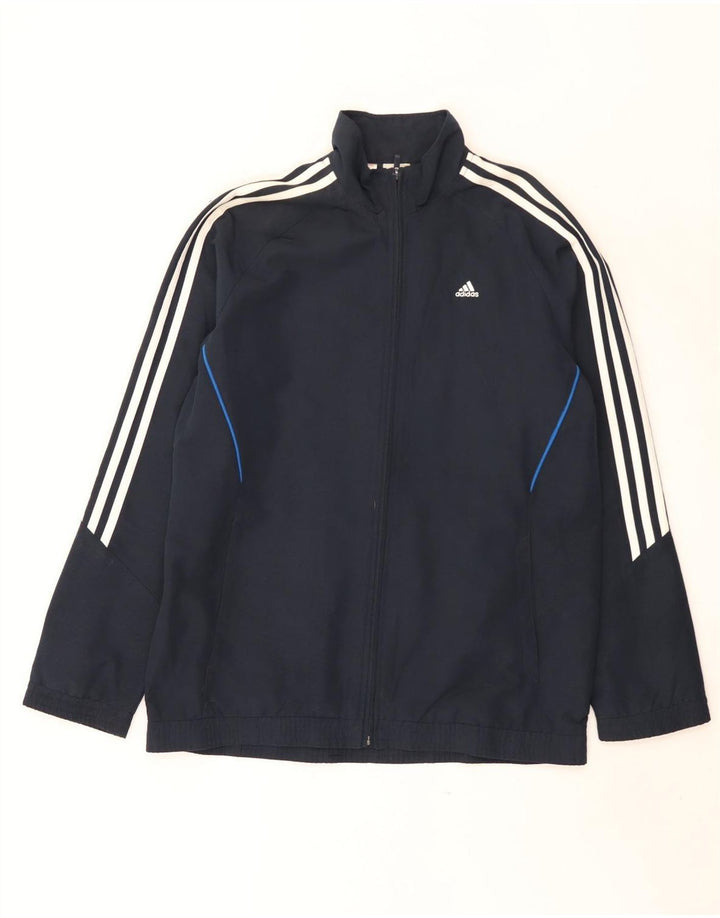 Survêtement complet Adidas garçon graphique 15-16 ans bleu marine polyester