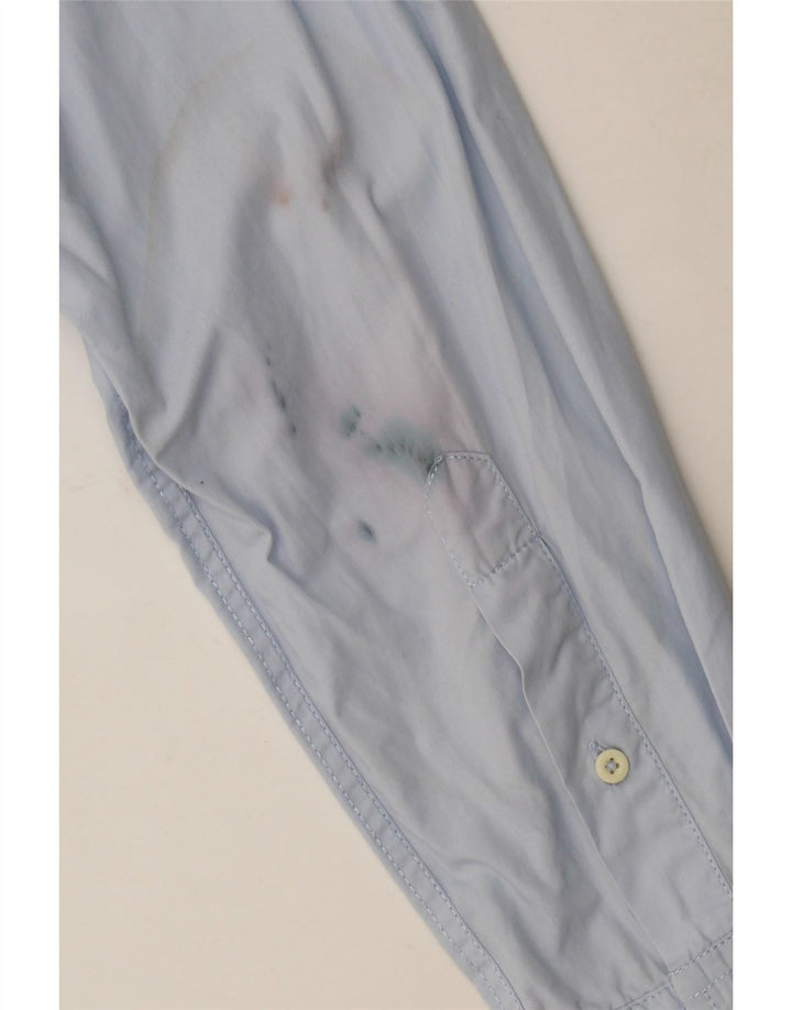 Benetton Chemise Bleu Moyen Homme