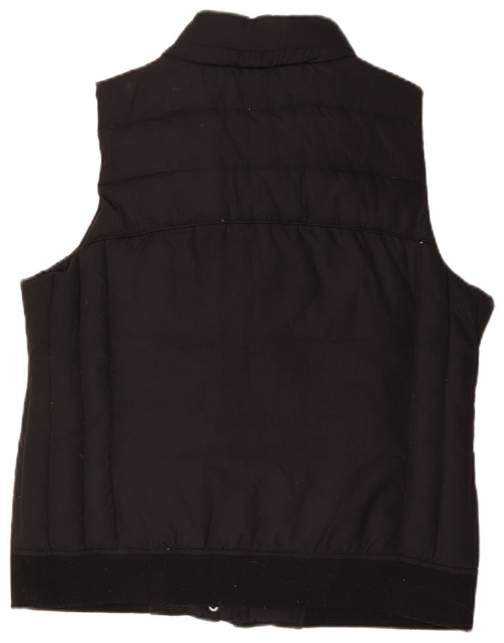 John Lewis Gilet rembourré pour femme UK 16 Large Noir Polyester