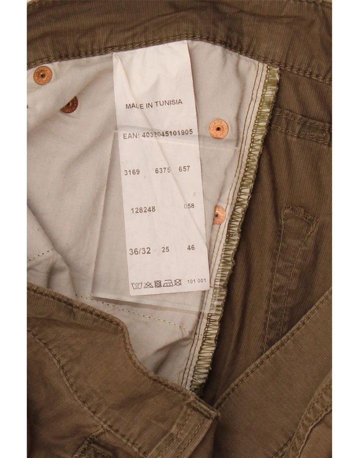 MUSTANG Short décontracté pour homme W36 Grand coton kaki