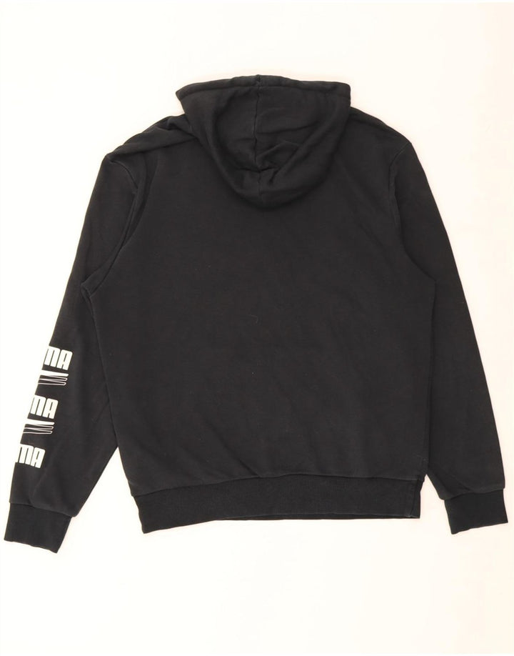 Puma Pull à Capuche Graphique Homme Noir Moyen Coton