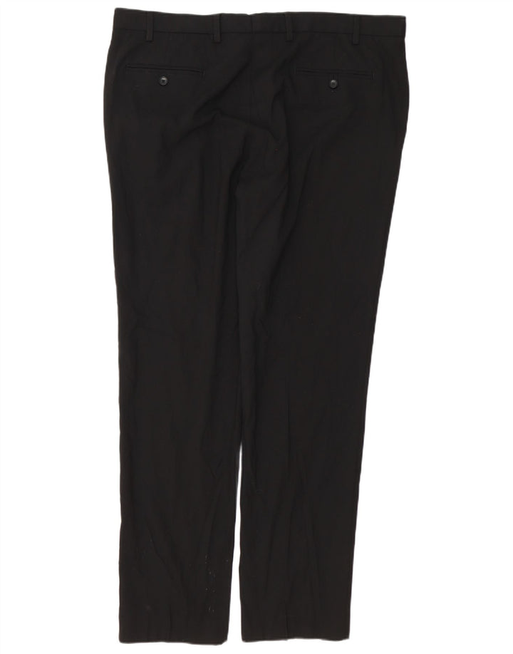 MARKS & SPENCER Pantalon Chino Slim Homme W40 L33 Noir Polyester
