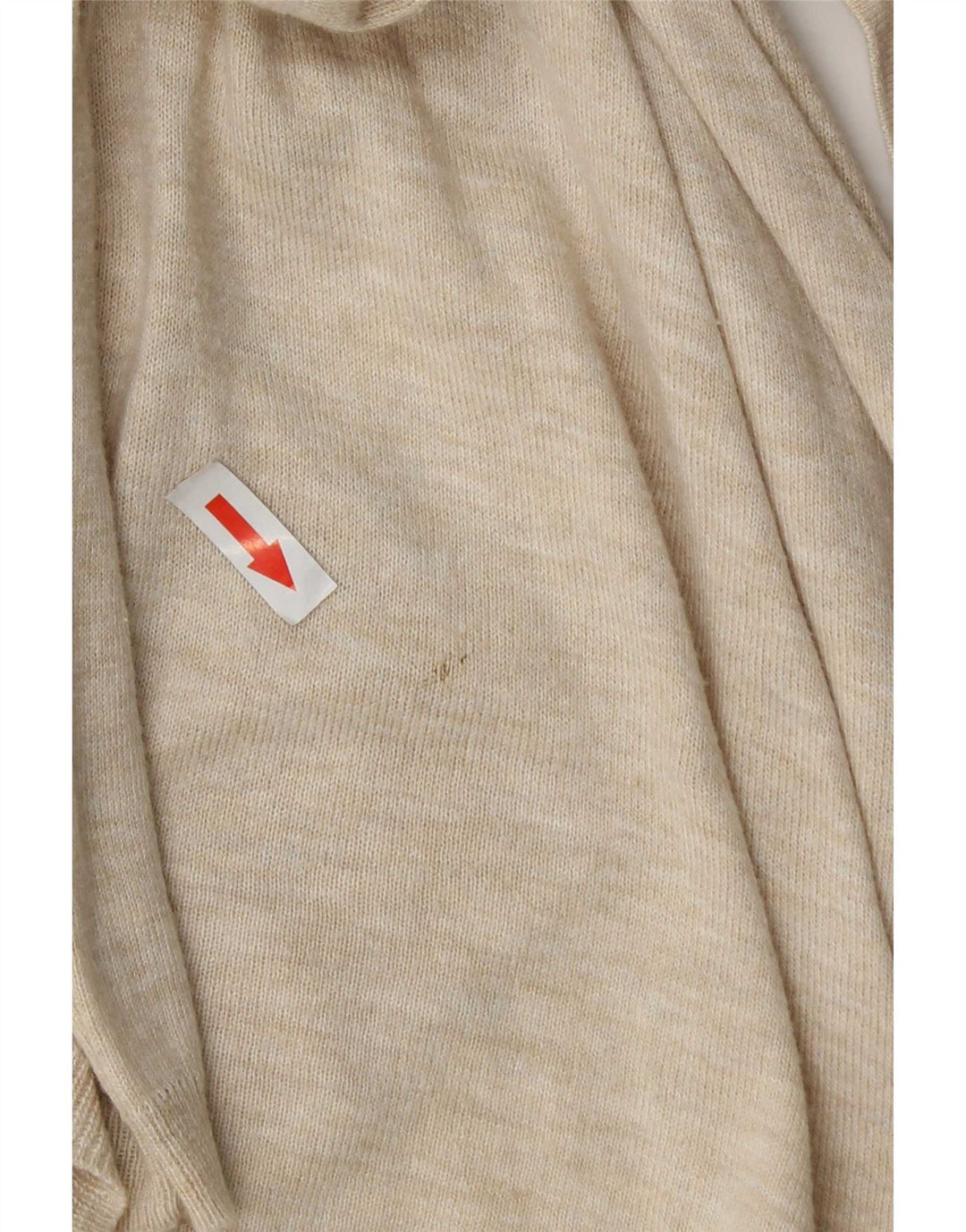 Fat Face Cardigan ouvert long pour femme UK 14 Beige moyen moucheté