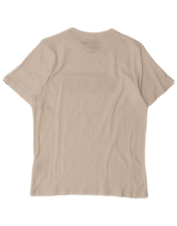 Vans Boys Graphic T-Shirt Top 12-13 ans Grand Blanc Coton