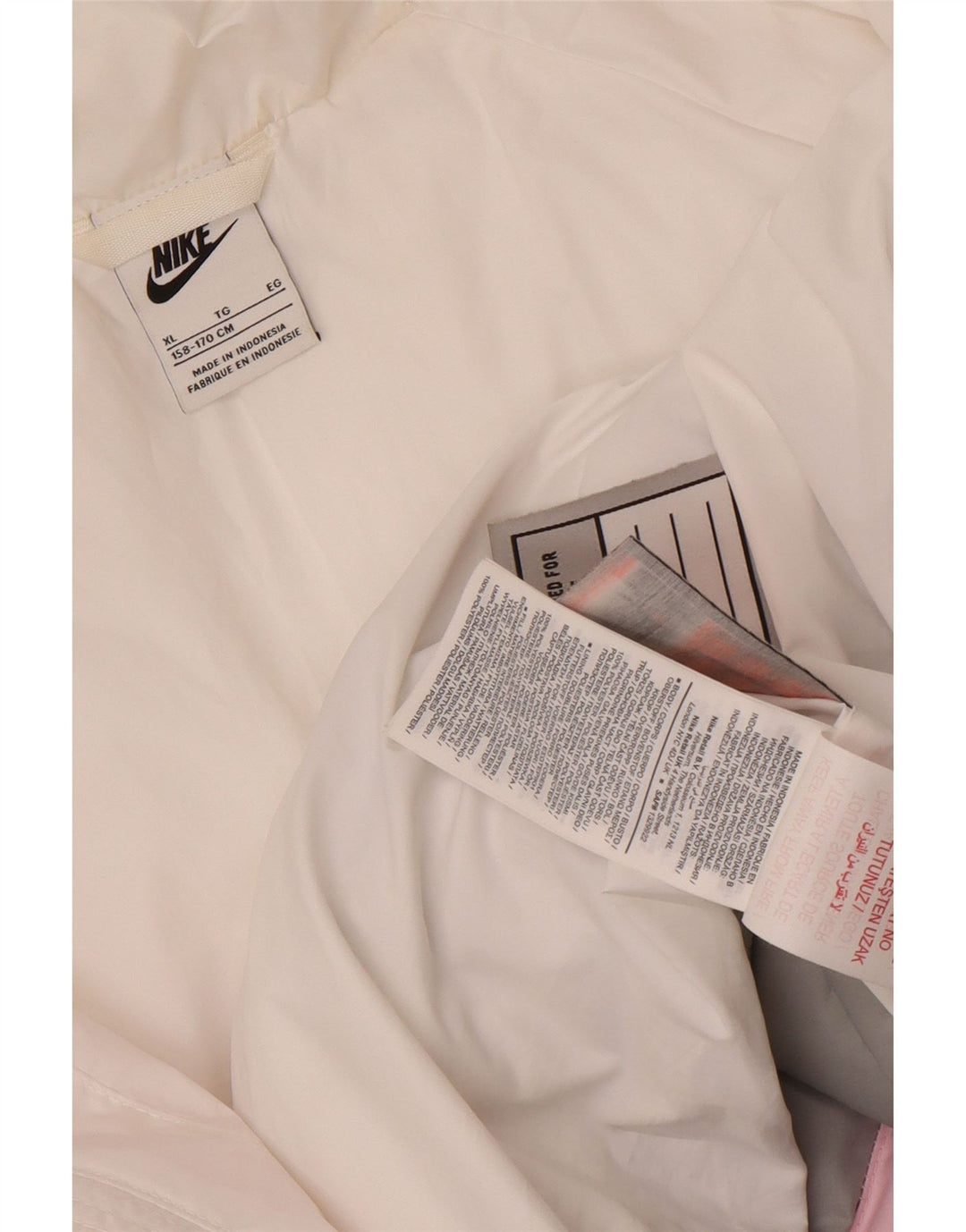 Nike Veste matelassée à capuche pour garçon 13-14 ans XL Multicolore Colourblock