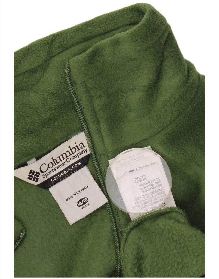 Columbia Veste Polaire Fille 14-15 ans Vert Polyester