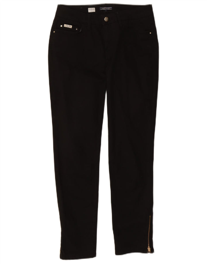 TOMMY HILFIGER Pantalon décontracté Milan RW pour femme US 6 Medium W28 L27 Noir