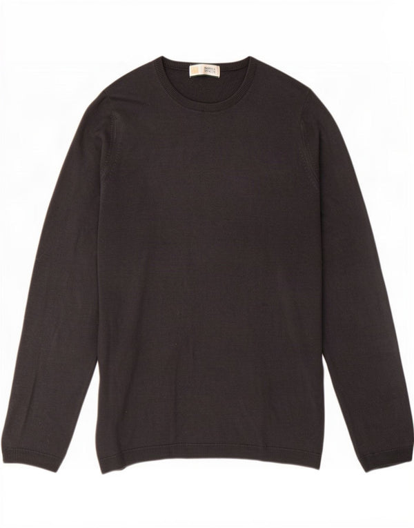 Marks & Spencer Pull à col rond pour homme Petit en acrylique bleu marine