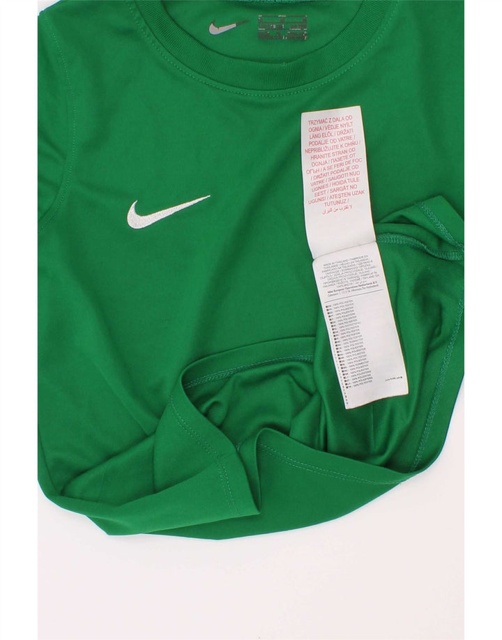 Nike Garçon T-Shirt Top 5-6 ans Vert Polyester