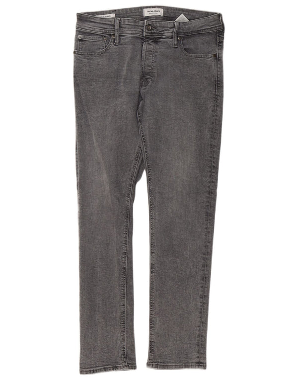 Jack & Jones Jean Slim GLENN W30 L30 Homme Gris Coton