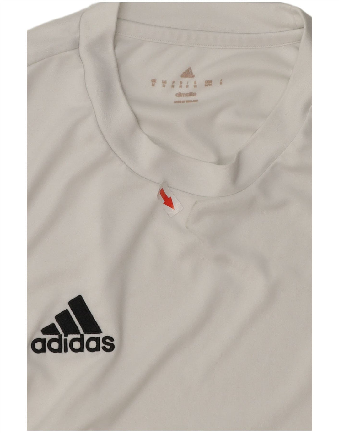 ADIDAS T-Shirt Climalite Homme Blanc Moyen Polyester