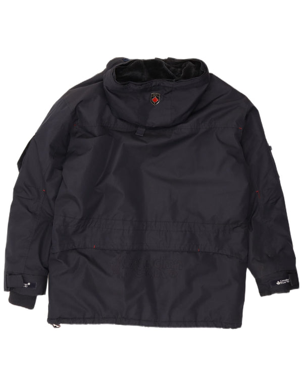 Canadian Peak Veste matelassée à capuche pour homme UK 44 XL Bleu marine Acrylique