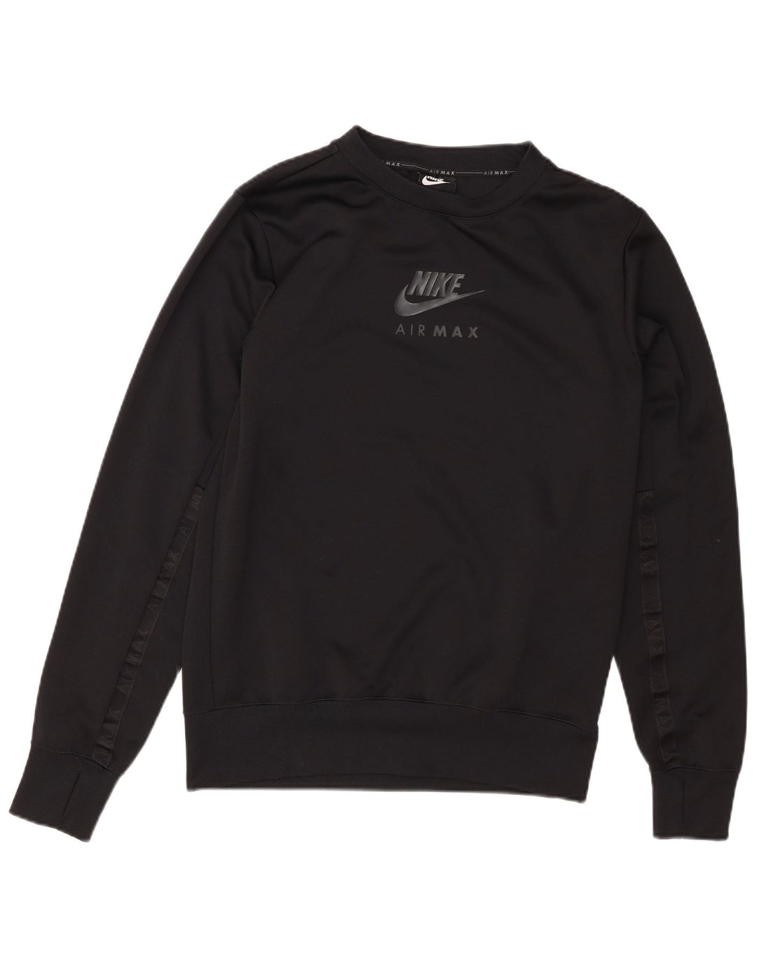 Nike Sweat-shirt graphique pour homme Petit Noir Polyester