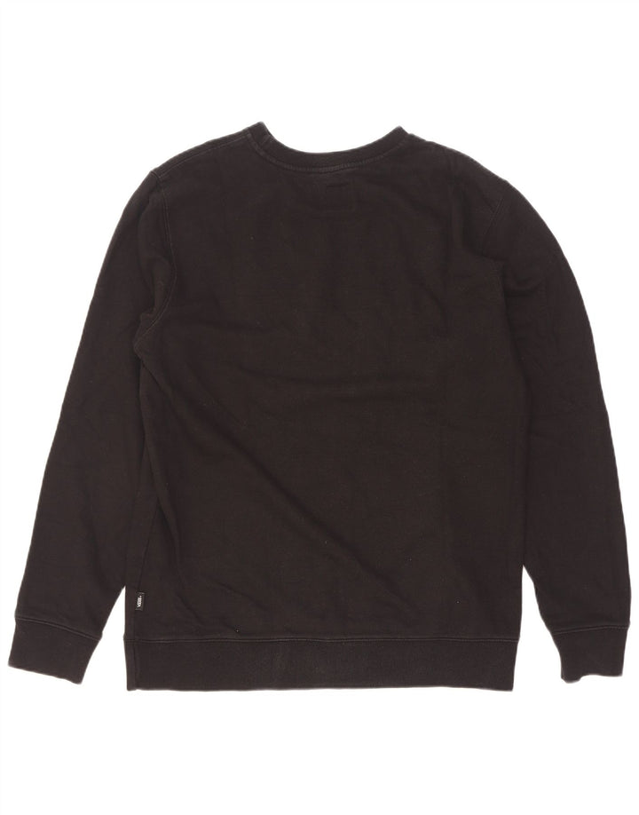 Vans Sweat-shirt graphique pour homme en coton noir moyen