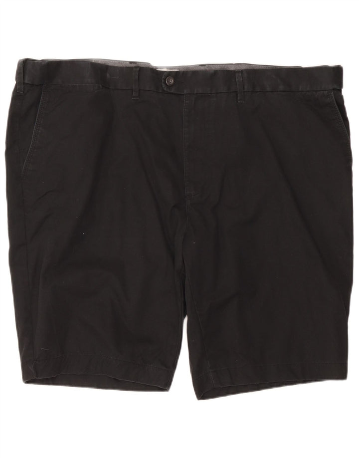 Marks & Spencer Short chino coupe classique pour homme W48 4XL en coton noir