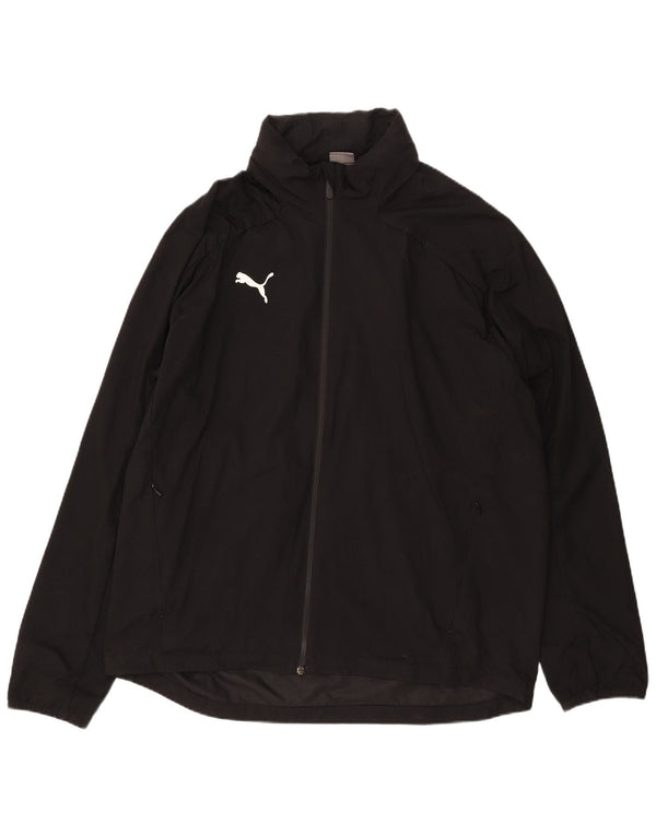 PUMA Mens Tracksuit Top Jacket 2XL Black Nylon