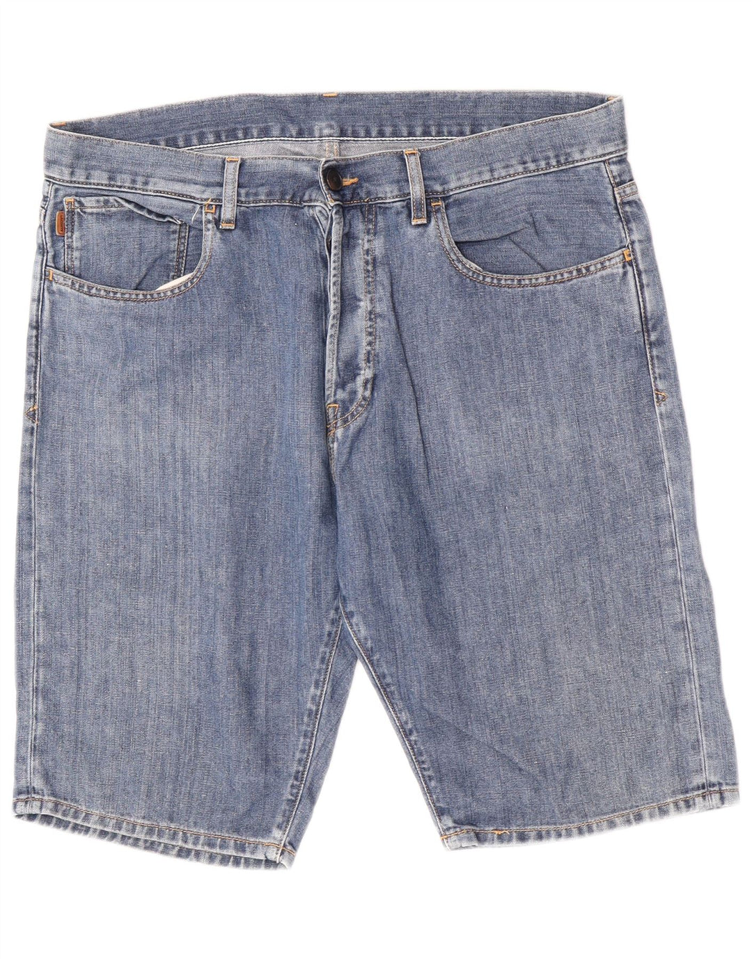 Lacoste Short en jean pour homme Taille 44 Grand W34 Coton bleu