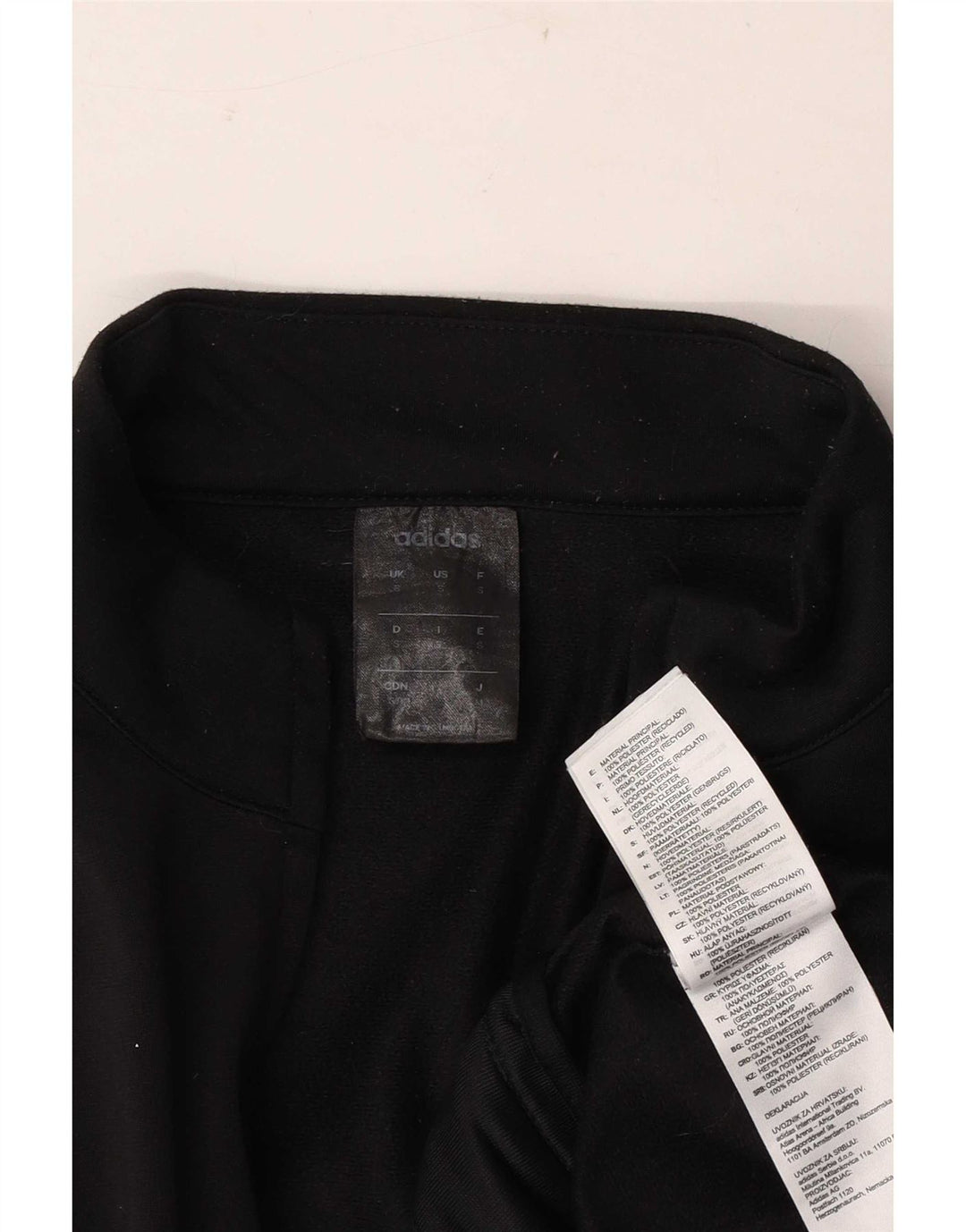 Adidas Veste de survêtement pour homme Petit Noir Polyester