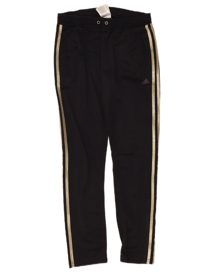 Adidas Pantalon de survêtement pour femme UK 10 Small Noir Polyester